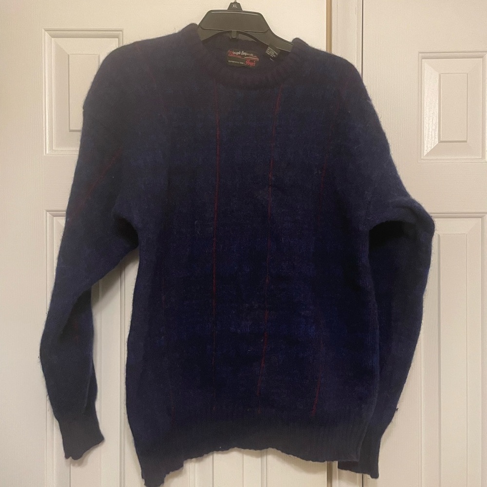 Vintage Joseph Benjamin Collection Shetland Wool Sweater Mens XL